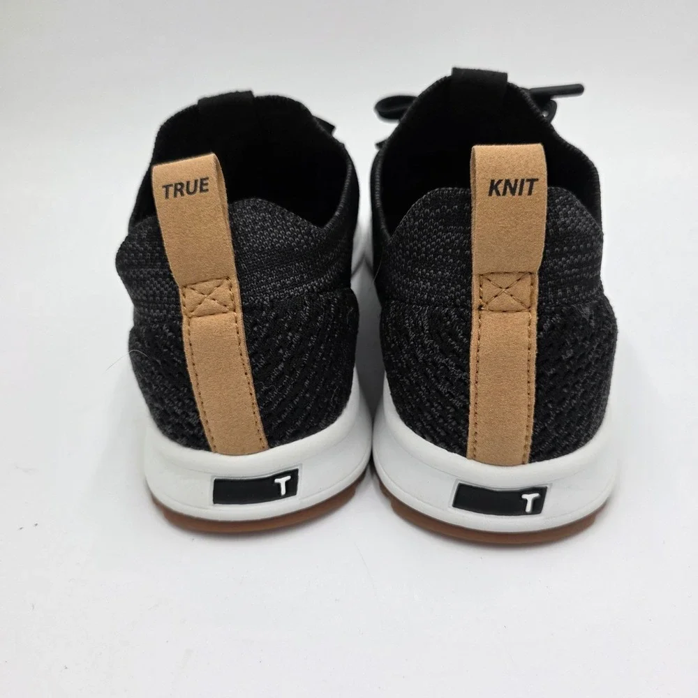 True Linkswear True Knit II Mens 9.5 Shoes Black Sneakers